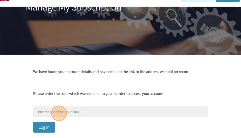 manage subscription step 2